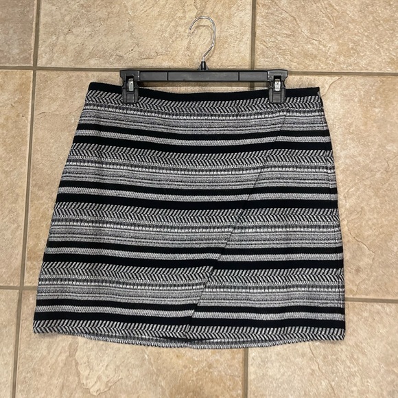J. Crew Asymmetrical Stripe Skirt - Picture 1 of 1
